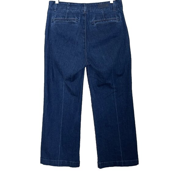 Ag Adriano Goldschmied The Juliette Nautical Wide Leg Crop Trouser Jeans Size 28 - Picture 3 of 13